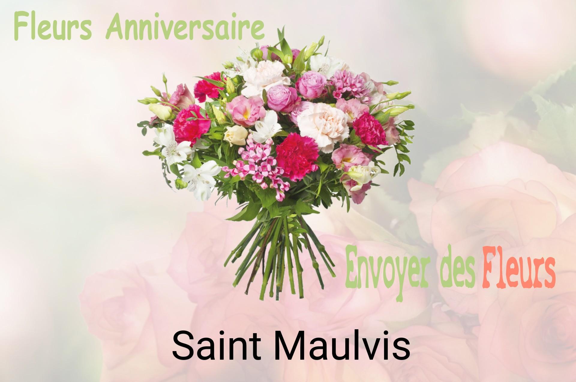 Bouquet de fleurs d’anniversaire livré à Saint-Maulvis